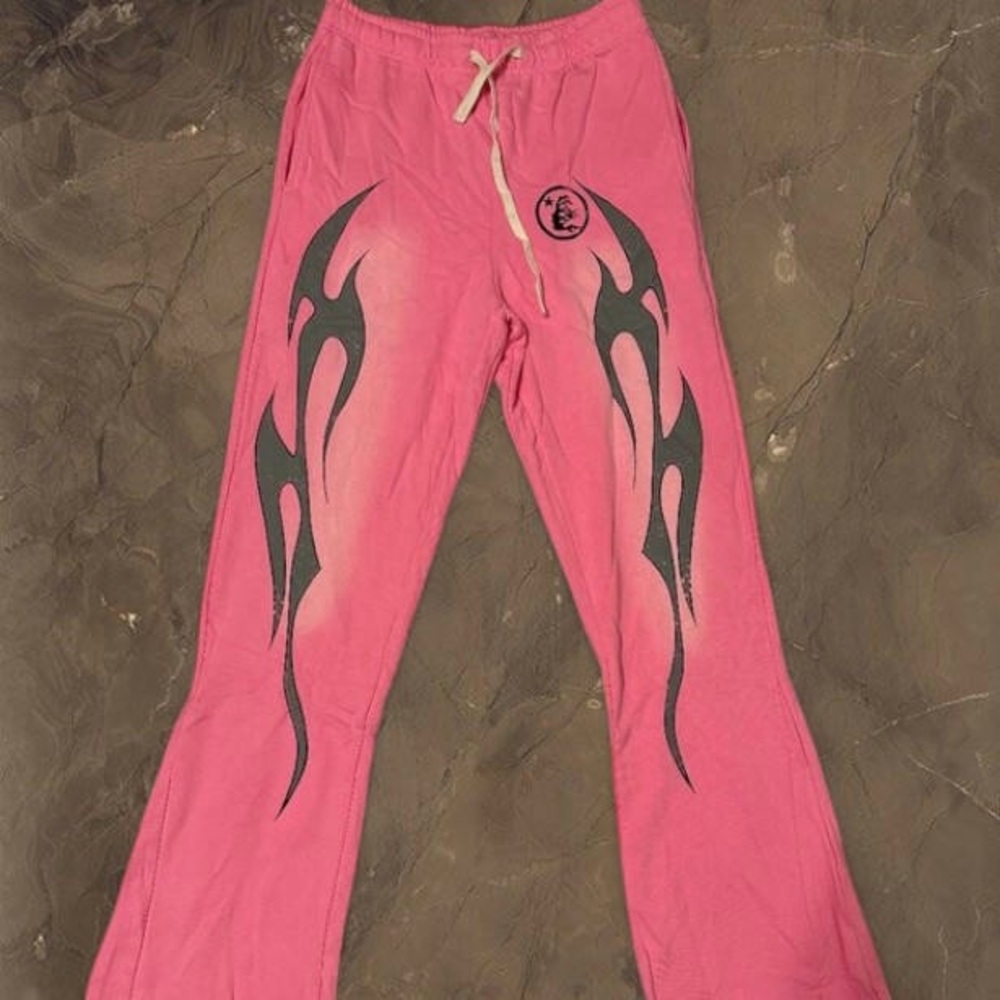 Pink Graphic Sweatpants